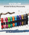 Small Dog Collar, Reflective Puppy Collar, Sky Blue, 5/8" Width | Lightweight, Nylon Collar for Puppies and Small Dogs, Adjustable Length, 12 Color Choices, Reflective for Evening Walks