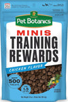 10 Oz. Pouch Training Reward Mini Soft & Chewy, Chicken Flavor, with 500 Treats per Bag, the Choice of Top Trainers | High-Value Reward for Positive Reinforcement, Botanifits Botanical Blend, Only 1.5 Calories per Treat, No BHA or BHT