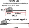 Stainless Steel Cat Litter Scoop 23 Inches Telescoping Litter Scoop with Long Handle Perfect Scooper for Cats and Dogs